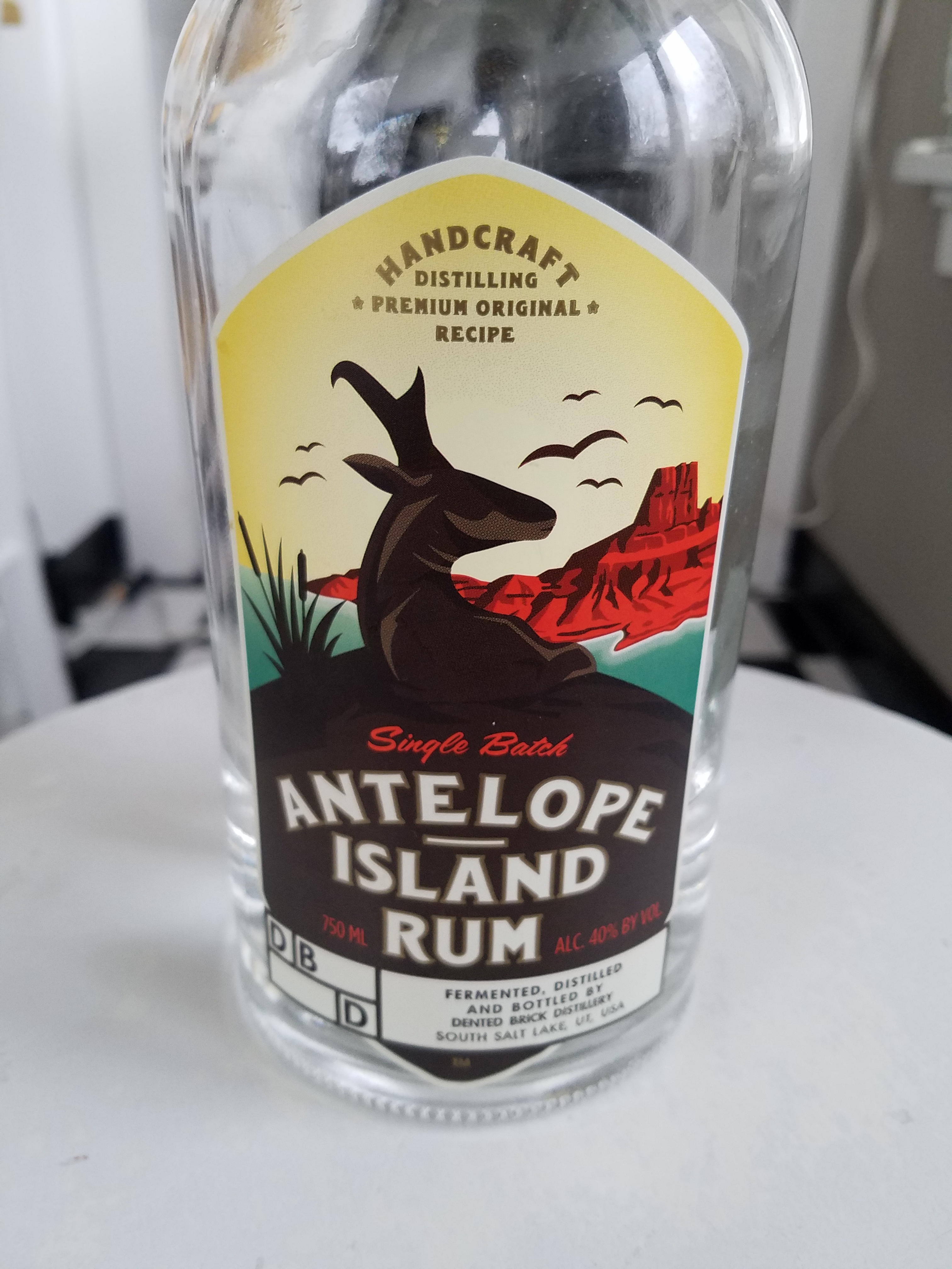 Dented Brick Distillery, Antelope Island Rum