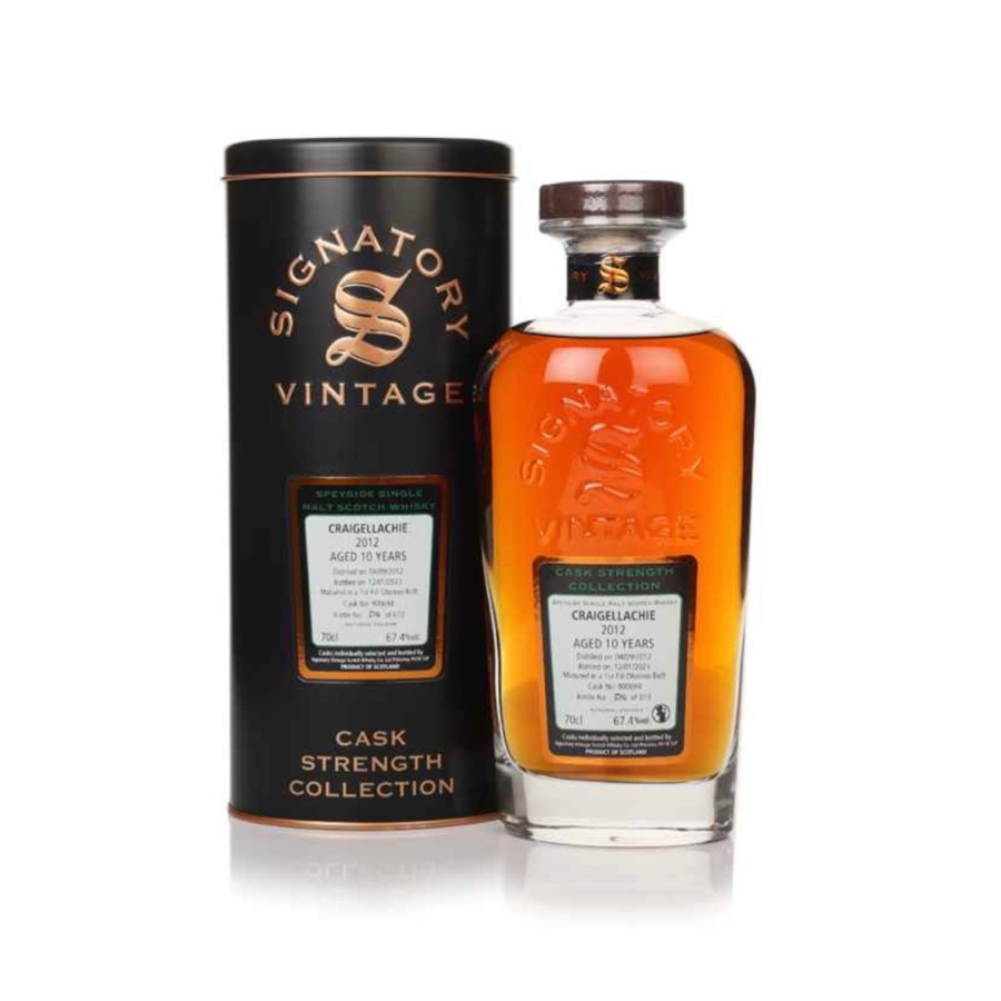 Craigellachie 10 Year Old 2012 (Cask 900694) Cask Strength Collection (Signatory)