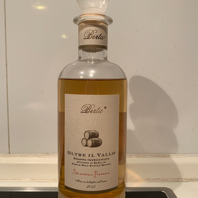 Berta Oltre Il Vallo Single Malt Scorcese Whisky