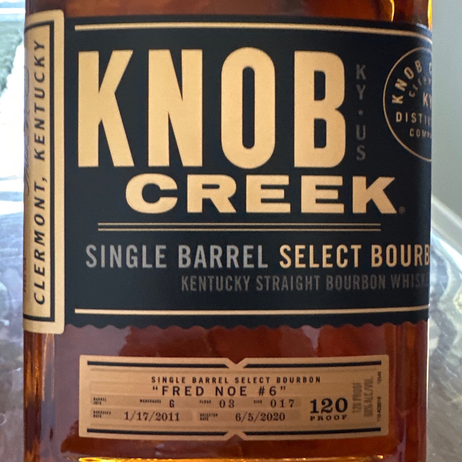 Knob Creek Single Barrel "Fred Noe #6"