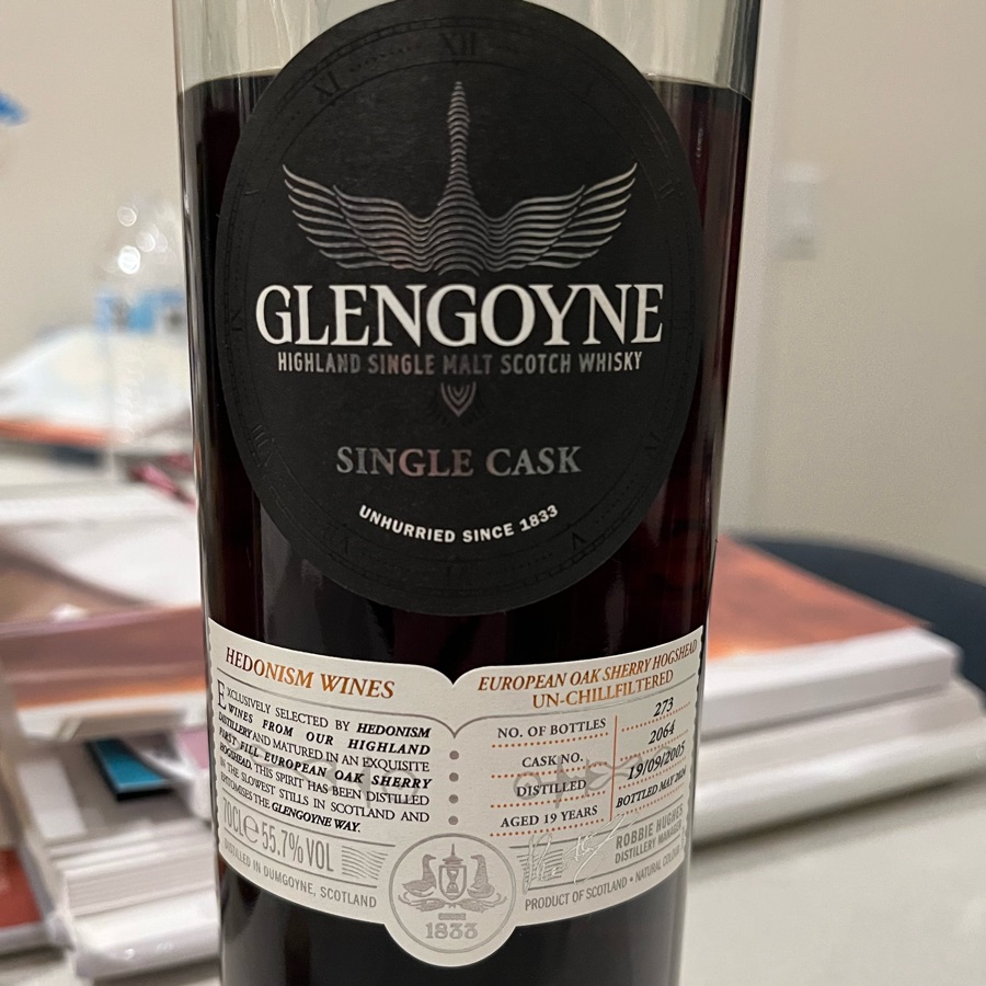 Glengoyne Single Cask #2064 - 2005 19 Years (Hedonism Wines)