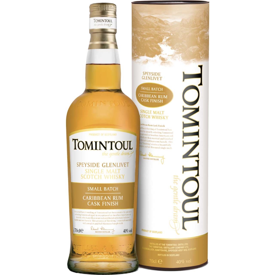 tomintoul caribbean rum cask finish