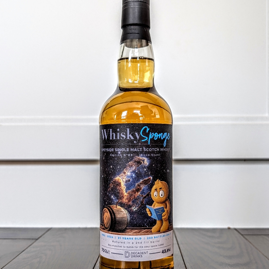 Whisky Sponge Gone Grant 1993 31 Year Single Malt Scotch Whisky