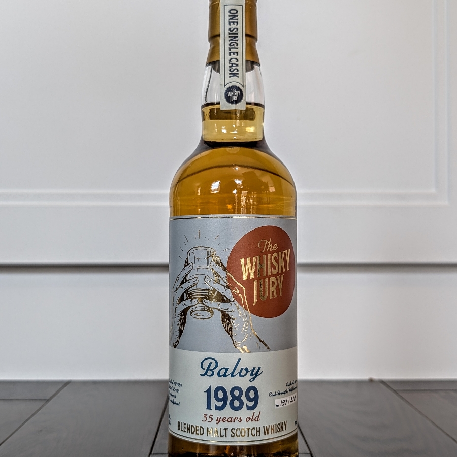 The Whisky Jury Balvy (Balvenie) 1989 35 Year Blended Malt Scotch Whisky