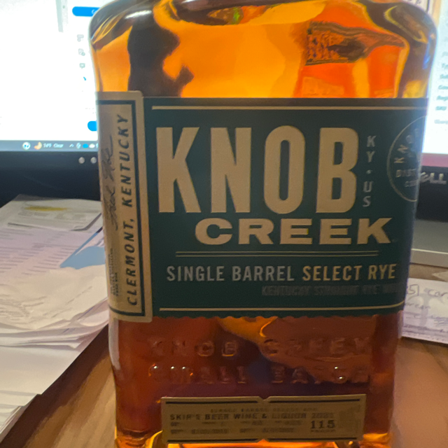 Knob Creek Single Barrel Select Rye (Skip's Liquor)