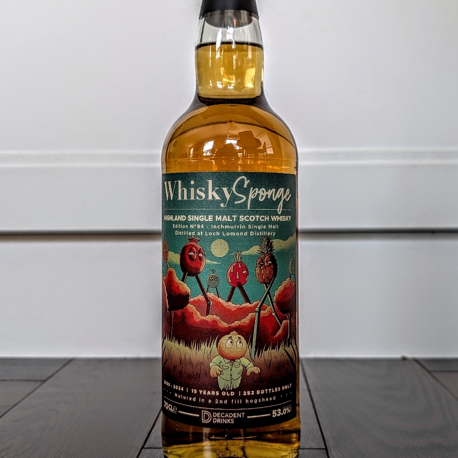 Whisky Sponge Inchmurrin 2009 15 Year Single Malt Scotch Whisky