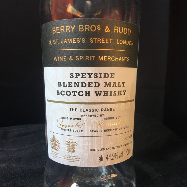 Berry Brothers & Rudd Speyside Blended Malt Scotch Whisky