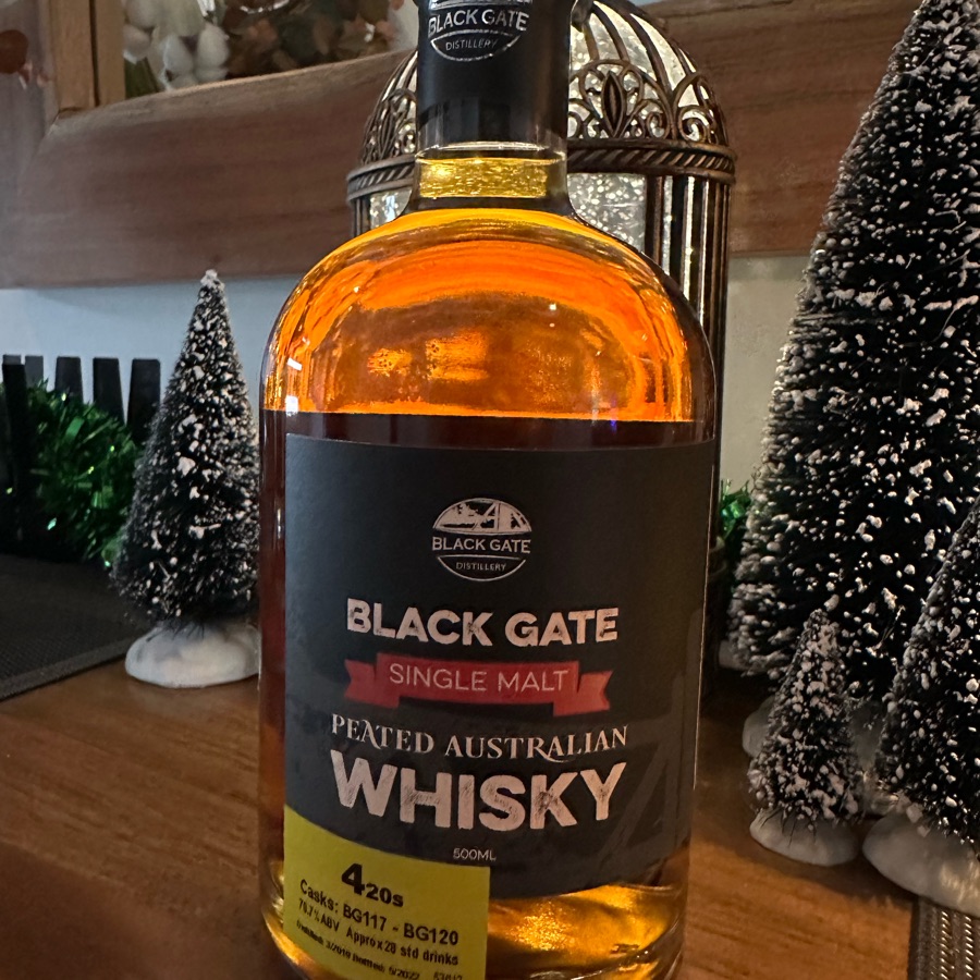 Black Gate Peated Australian Whisky