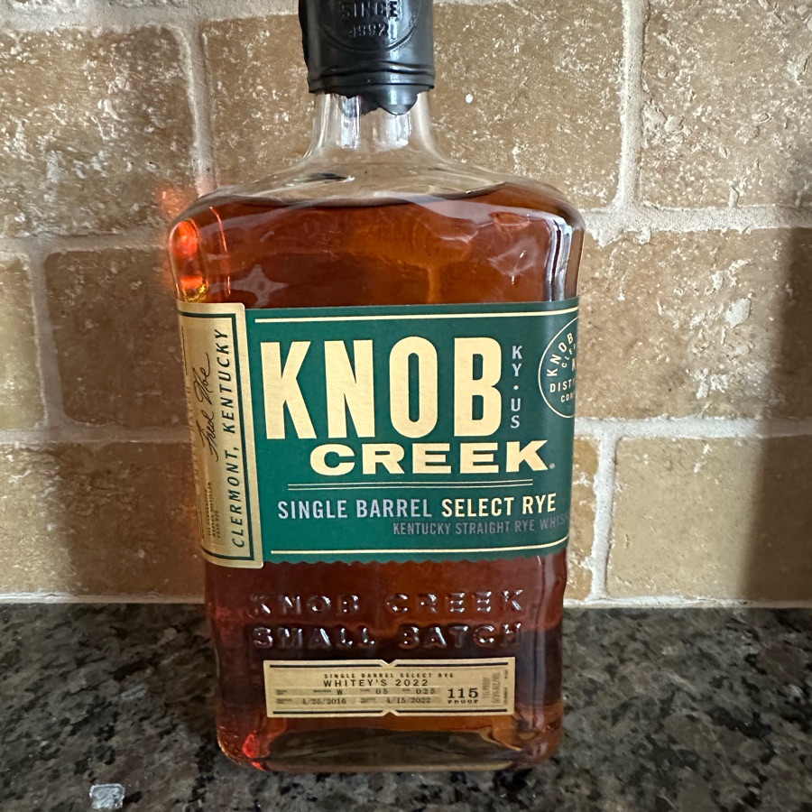 Knob Creek Single Barrel Select Rye (Whitey's 2022)