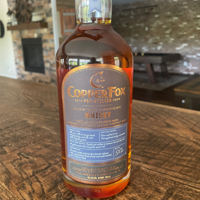 Copper Fox Chestnut American Whisky