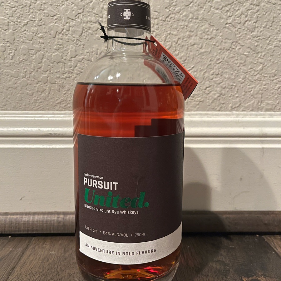 Pursuit United Private Select Blended Straight Rye