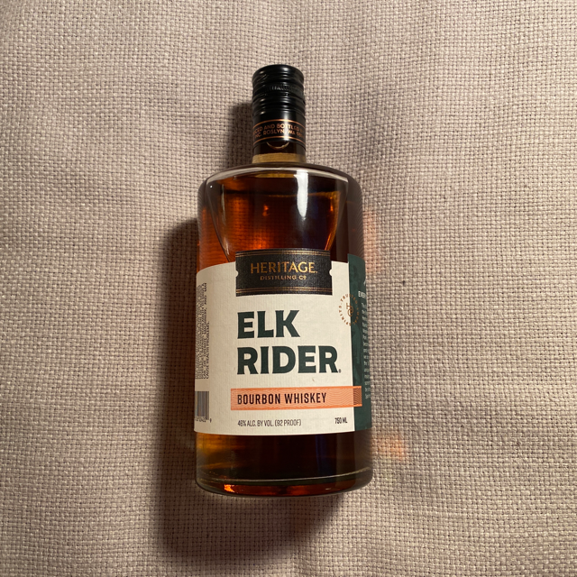 Heritage Distilling Elk Rider Bourbon