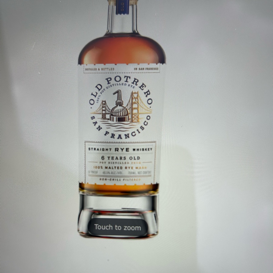 Old Potrero 6 year old Straight Rye