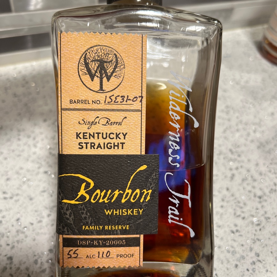 Wilderness Trail Single Barrel Cask Strength Sweet Mash