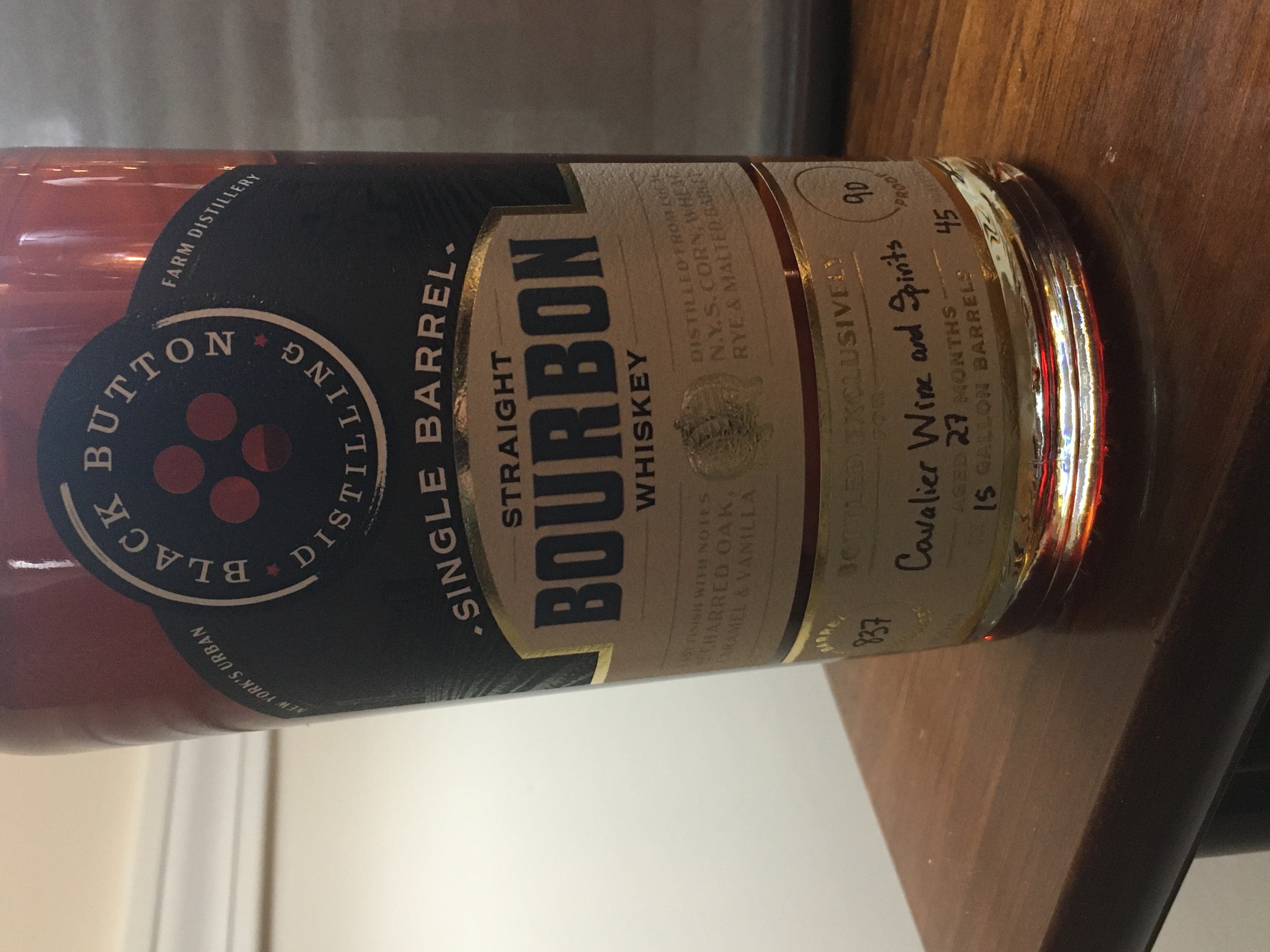 Black Button Single Barrel