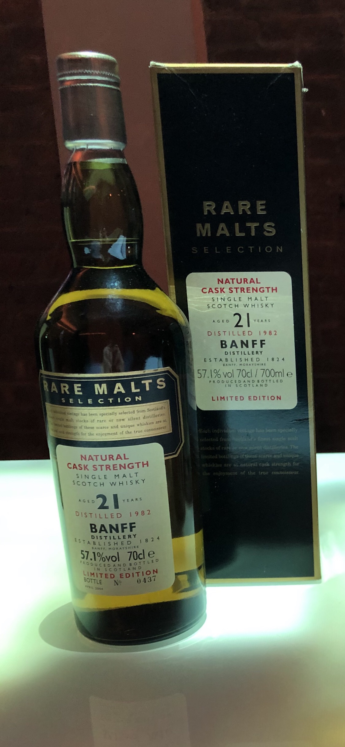 Banff 1982 21 Year Cask Strength (Rare Malts)