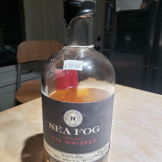 Newport Distilling Sea Fog Rye Whiskey