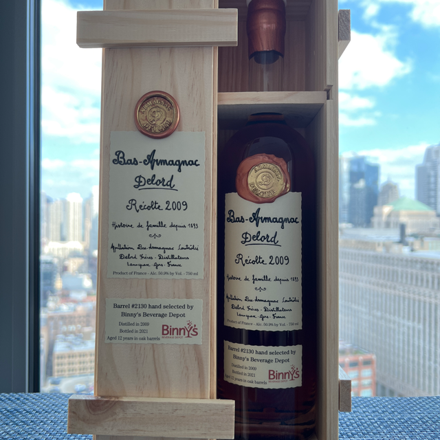 Delord Récolte 2009 12 Year Armagnac (Binny's Pick)