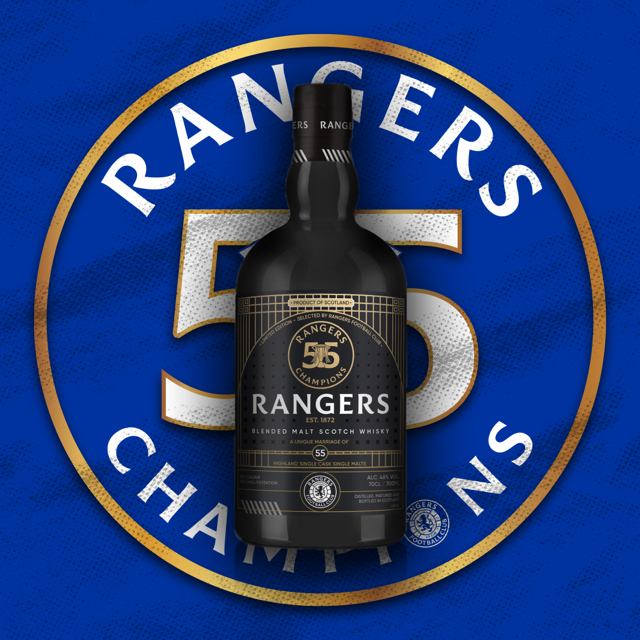 Rangers Champions 55 Blended Malt Scotch Whisky