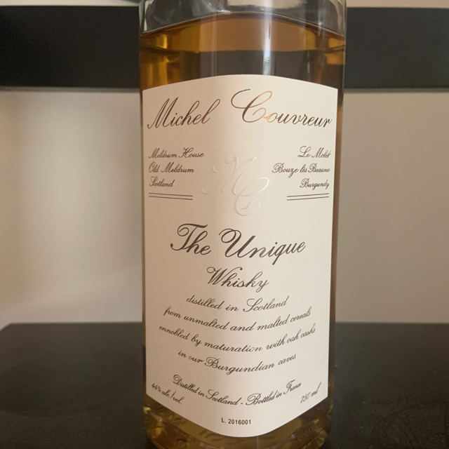 Michel Couvreur The unique whiskey