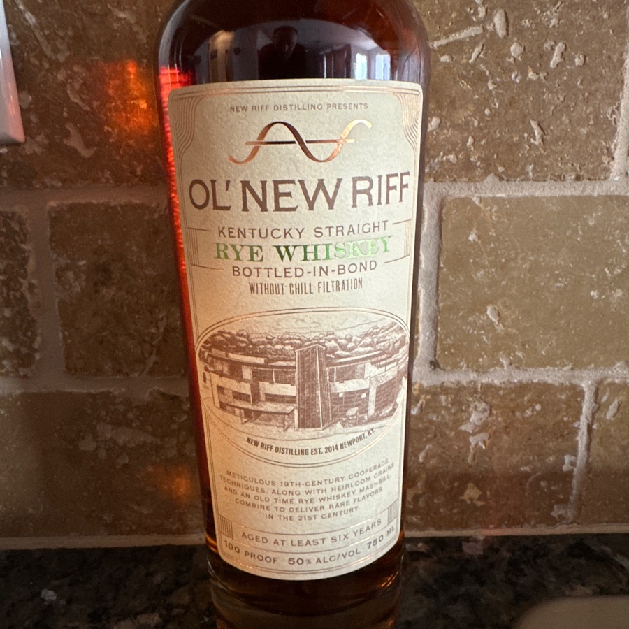 Ol' New Riff Rye Whiskey