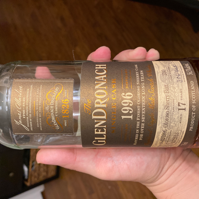 Glendronach 1996 17 Year Oloroso Sherry Butt Cask #230