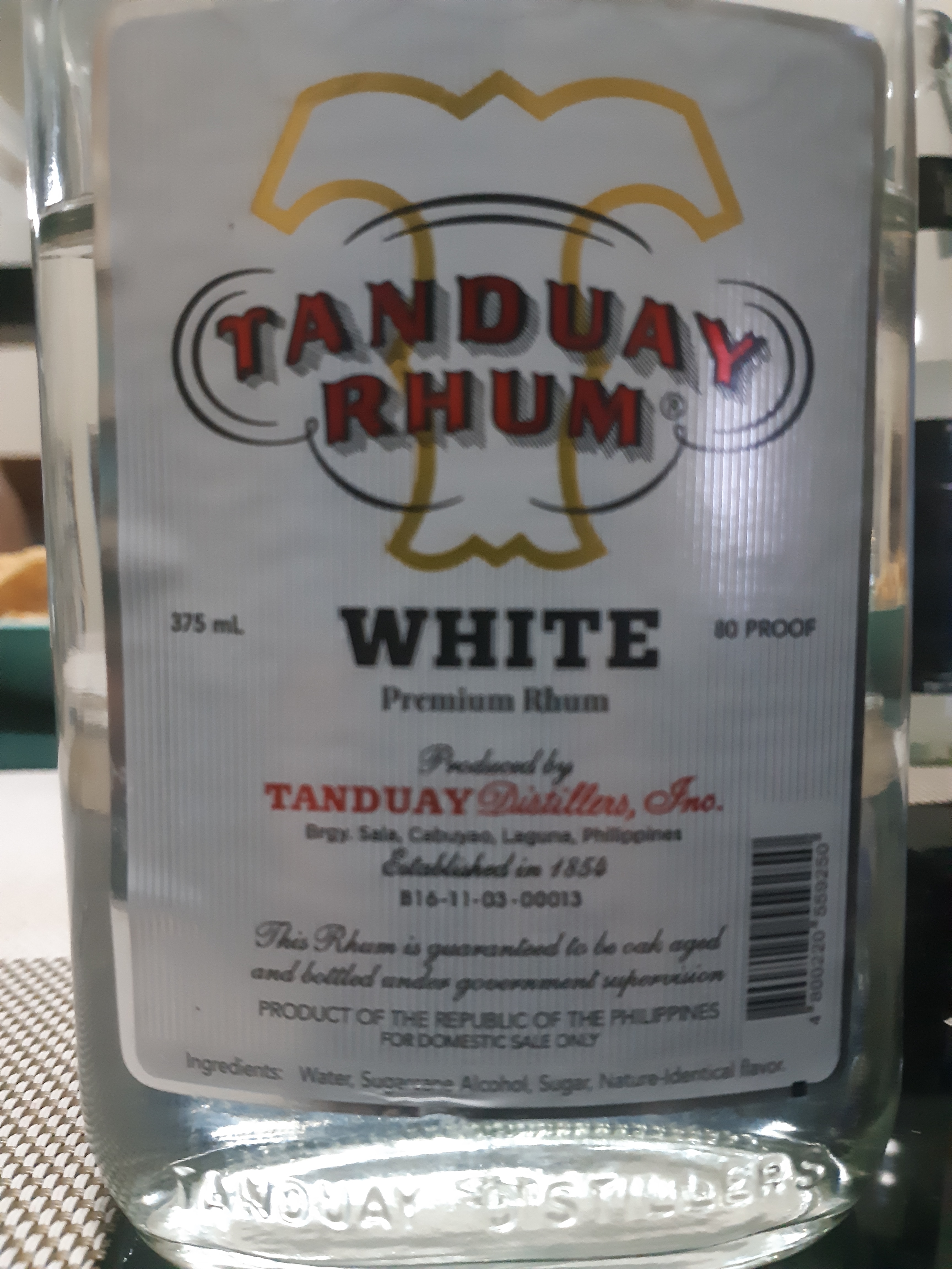 Tanduay rhum
