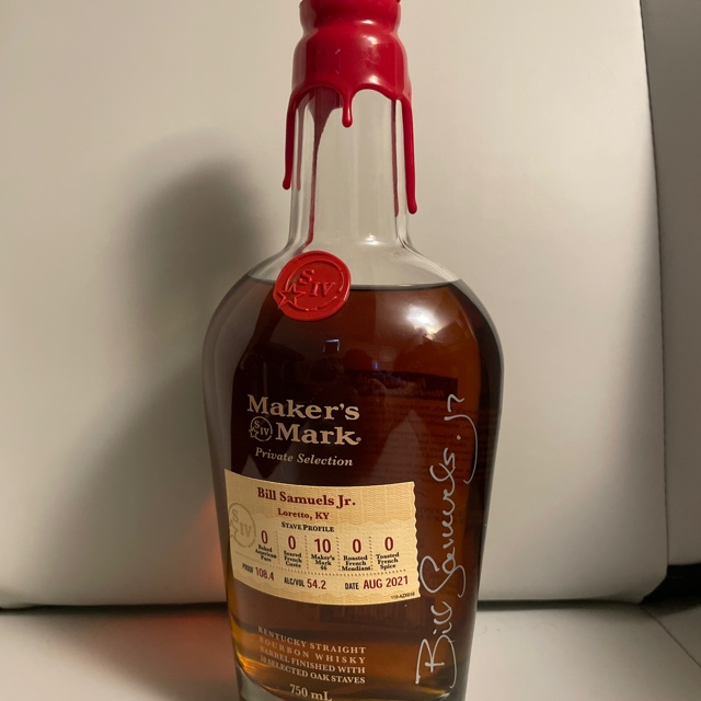 Maker's Mark Private Selection Bill Samuels Jr.