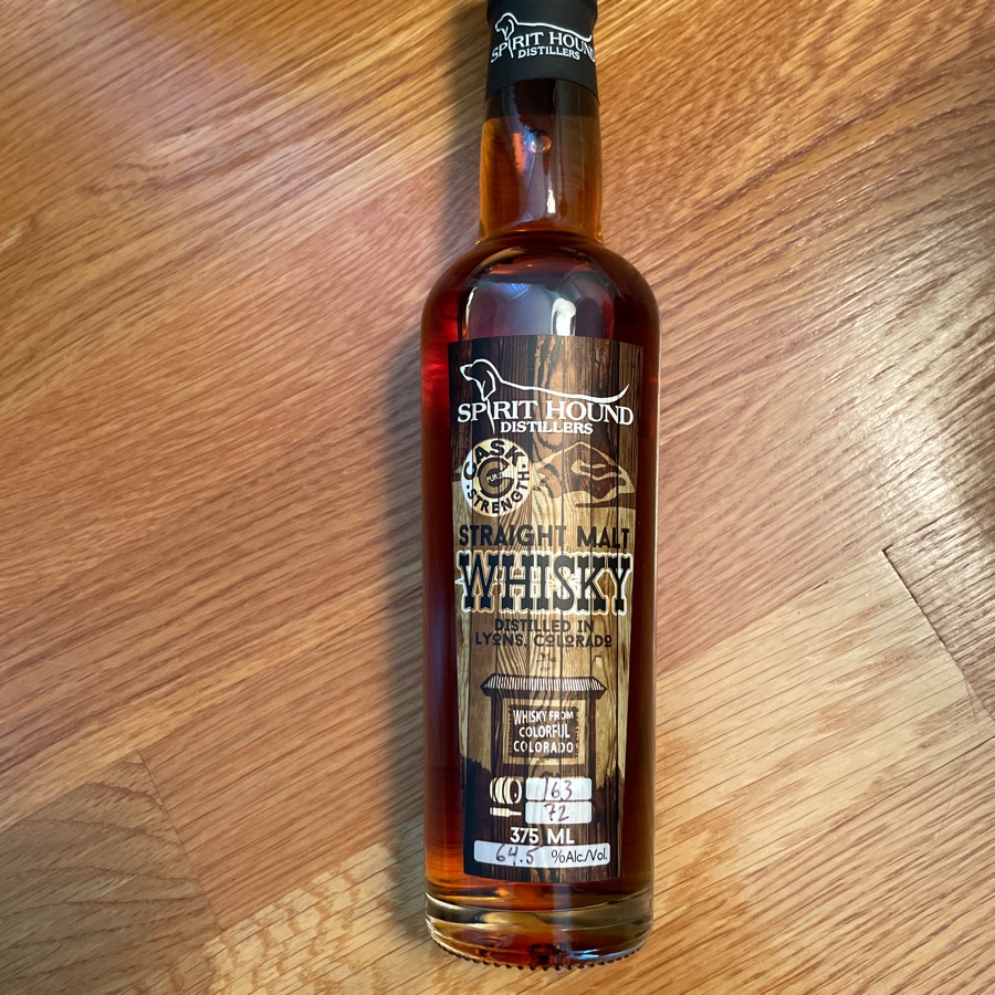 Spirit Hound Straight Malt Whiskey - Cask Stength