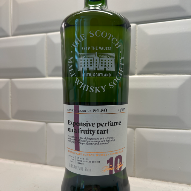 SMWS 54.50 Expensive Perfume on a Fruity Tart