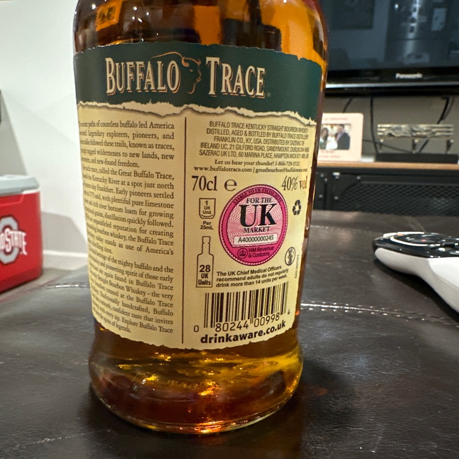 Buffalo Trace - UK 80 Proof