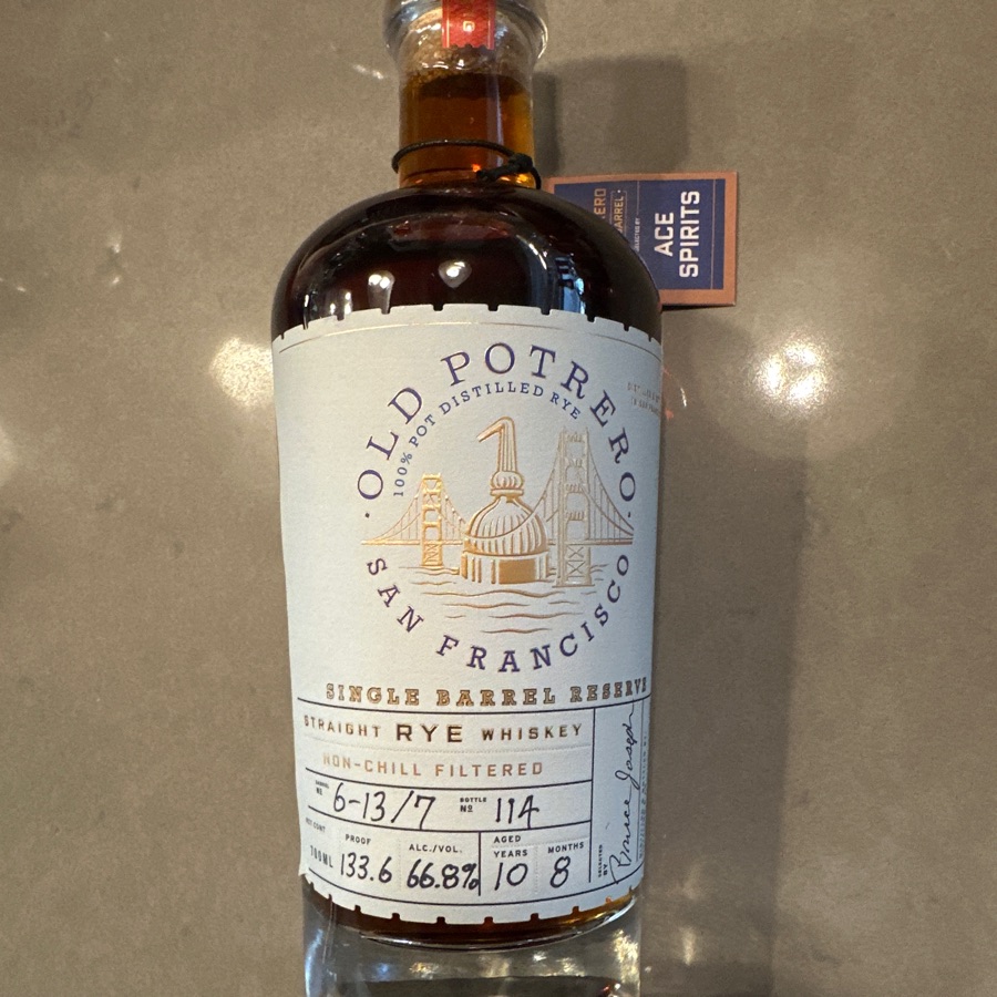Old Potrero Single Barrel Reserve Ace Store Pick