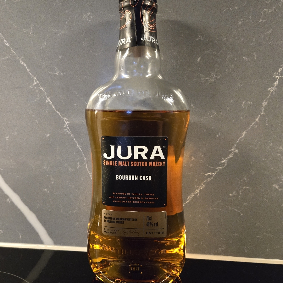 Jura Single Malt Scotch Whisky,  Bourbon Barrel