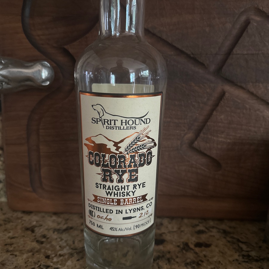 Spirit Hound Single Barrel Straight Rye Whisky