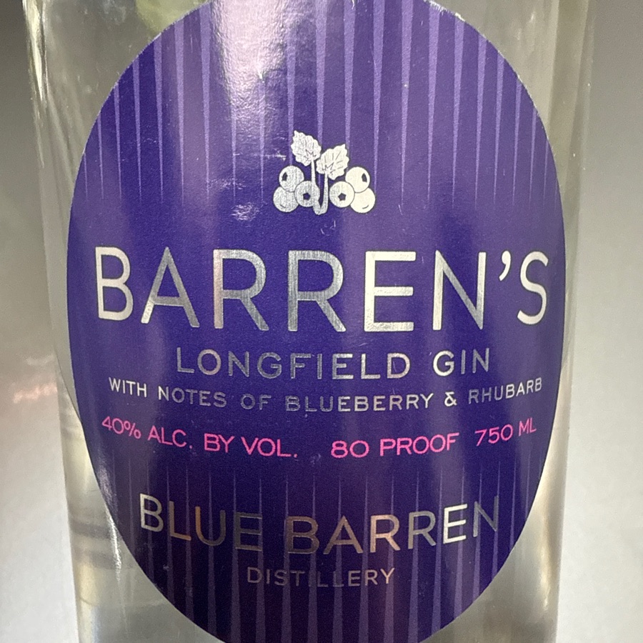 Barren's Longfield Gin