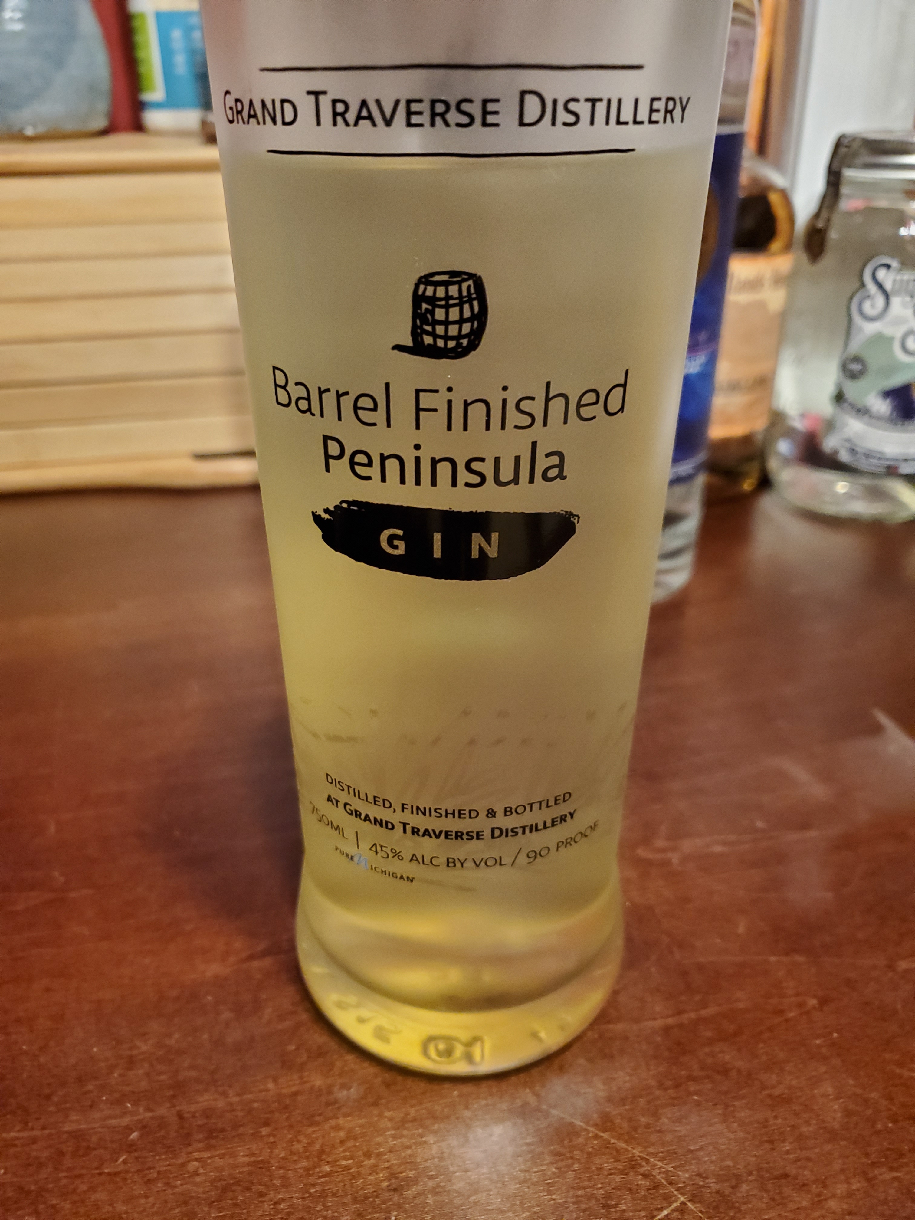 Barrel Finished Peninsula