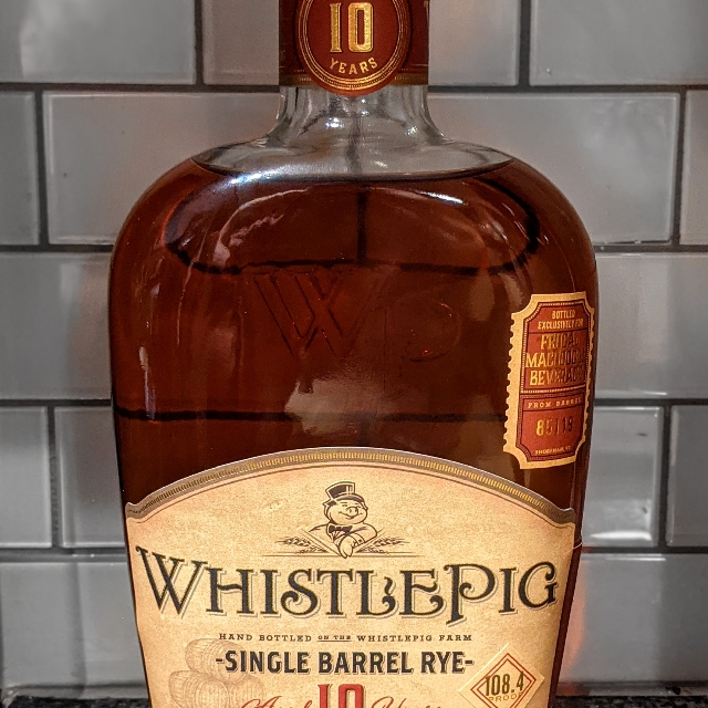 Whistlepig 10 Year Single Barrel Rye (Frugal MacDoogal Barrel #85119)