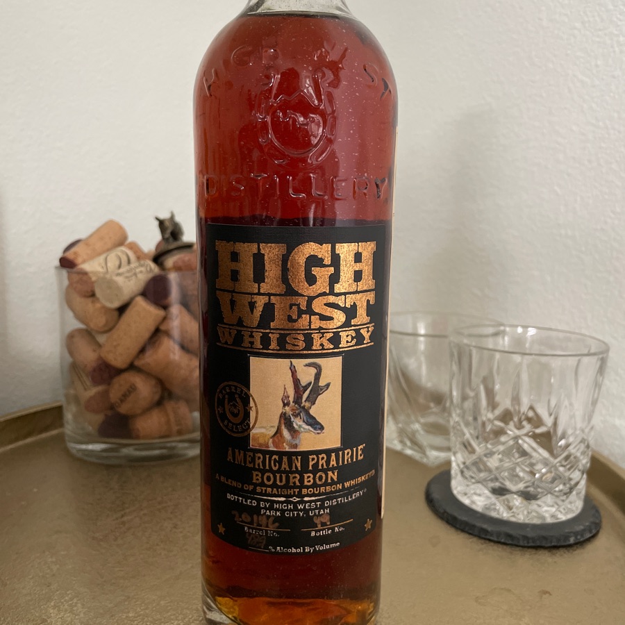 High West Whiskey American Prairie Bourbon Finished in Malbec