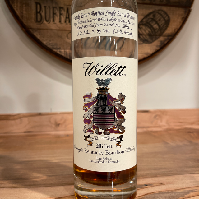 Willett Family Estate Single Barrel Bourbon 3182, 6 year