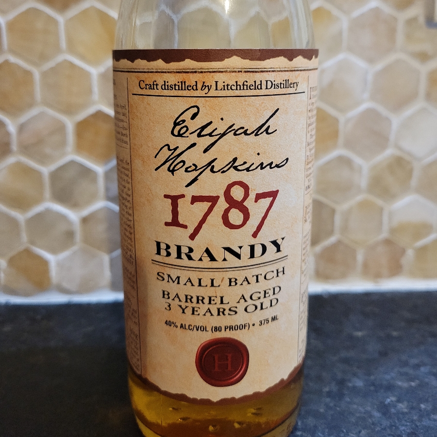 Elijah Hopkins 1787 Brandy