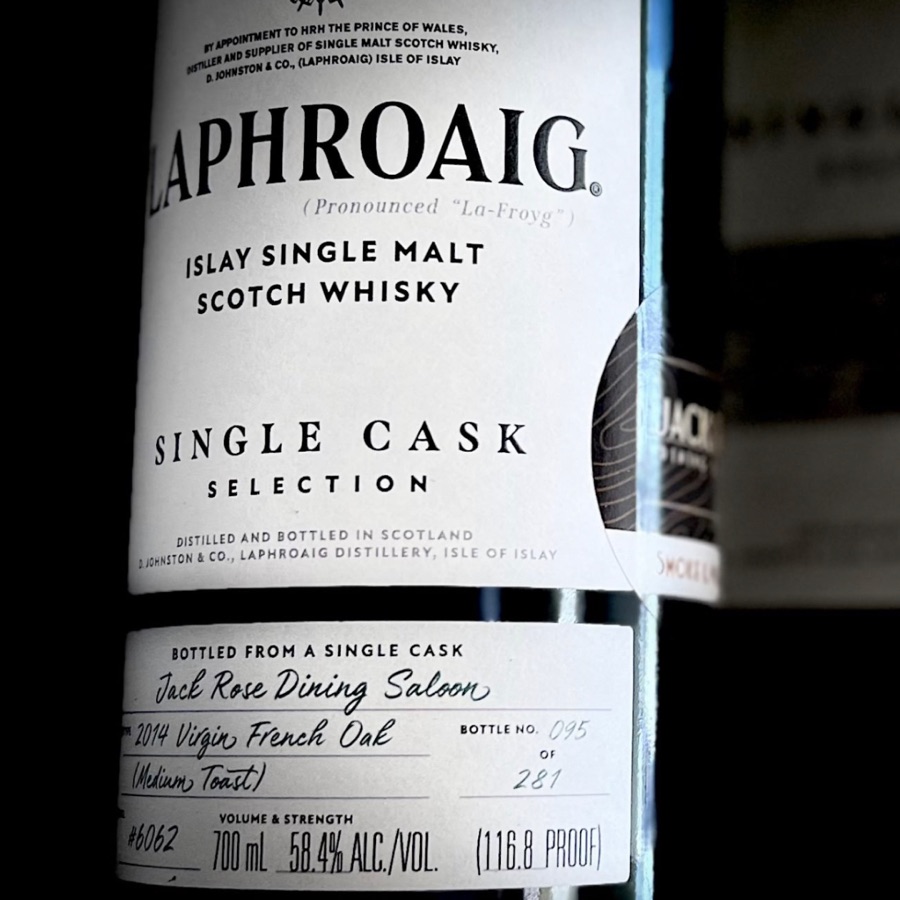 Laphroaig Single Cask 2014 (Jack Rose Dining Saloon)