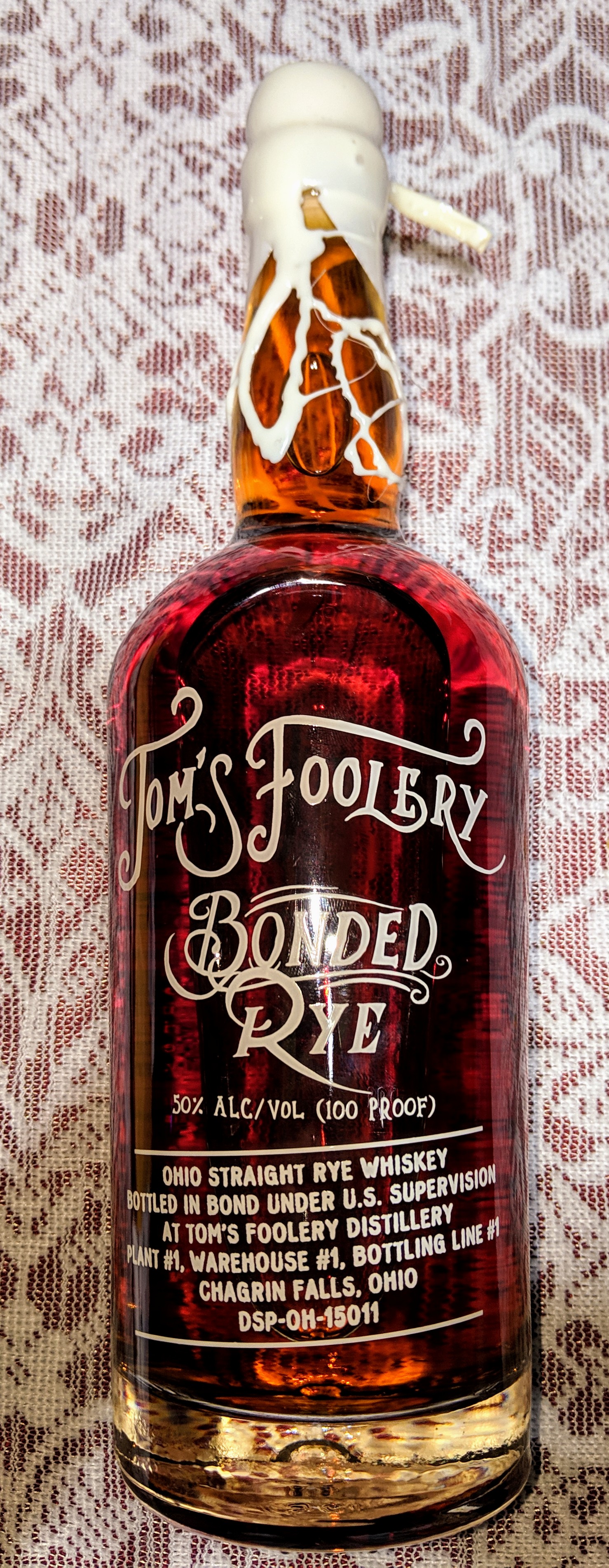 Tom Foolery Bonded Rye