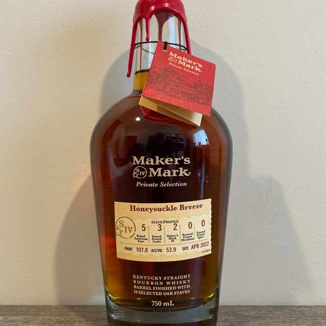 Maker's Mark Private Selection (Honeysuckle Breeze, Apr 2022)