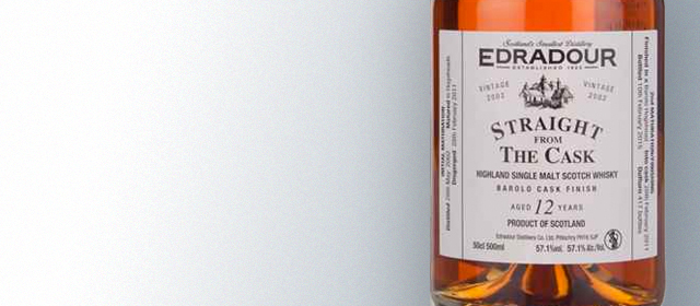 Edradour 2002 Straight from the Cask Barolo Cask Finish 12 Year