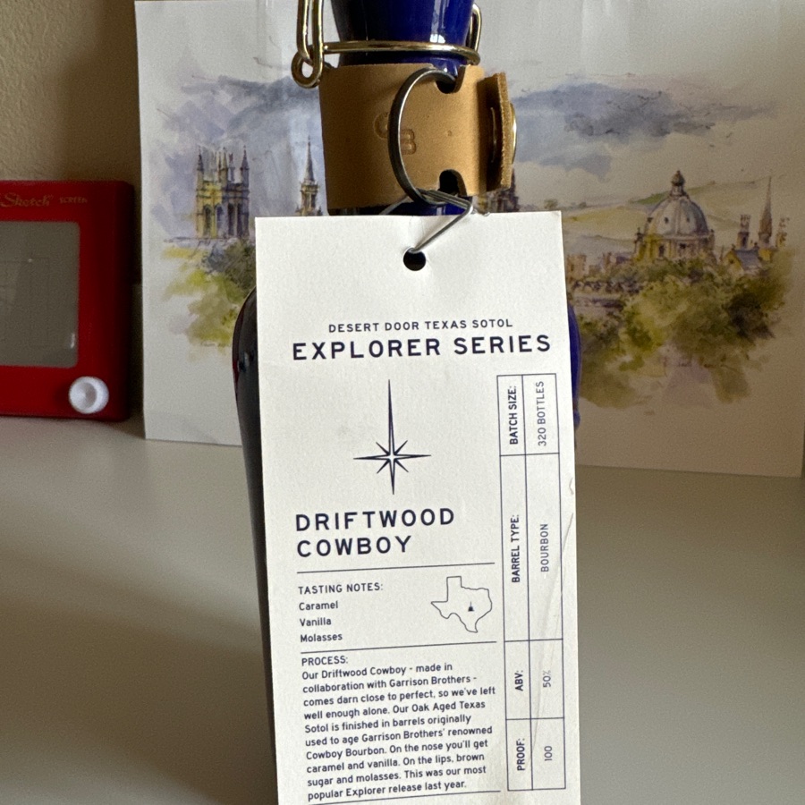 Desert Door Texas Sotol Explorer Series - Driftwood Cowboy
