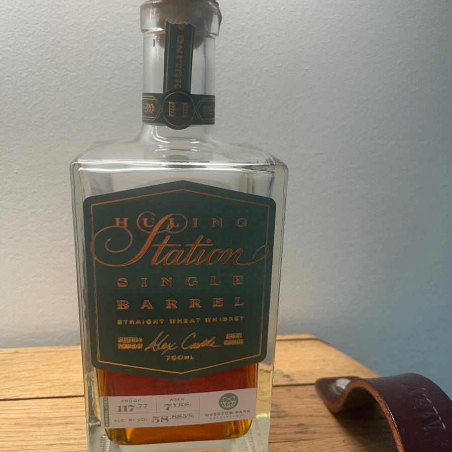Huling Station Single Barrel Straight Wheat Whiskey