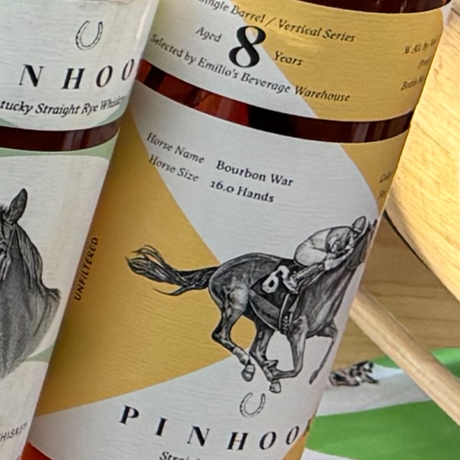 Pinhook 8yt Single Barrel Bourbon War (Emelio's)