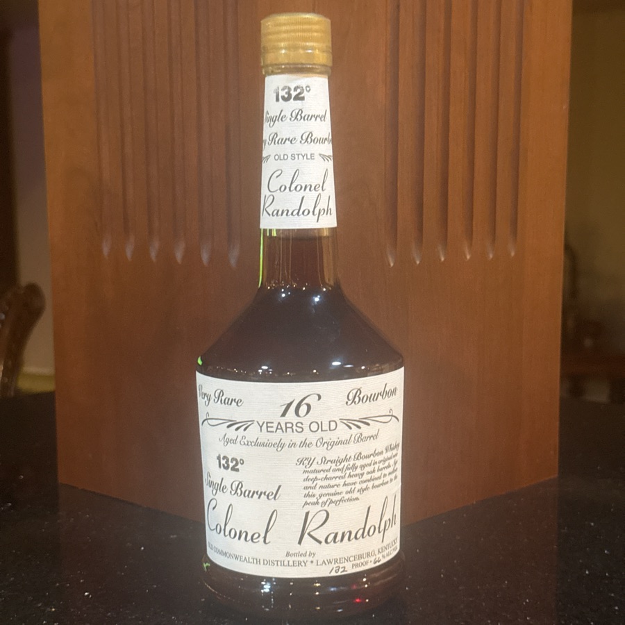 Colonel Randolph Very Rare Bourbon Single Barrel 16 Yr