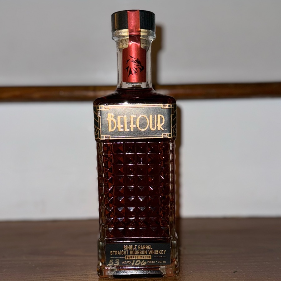 Belfour Single Barrel Barrel Proof Straight Bourbon Whiskey (Lazy Day Liquors Store Pick 35)