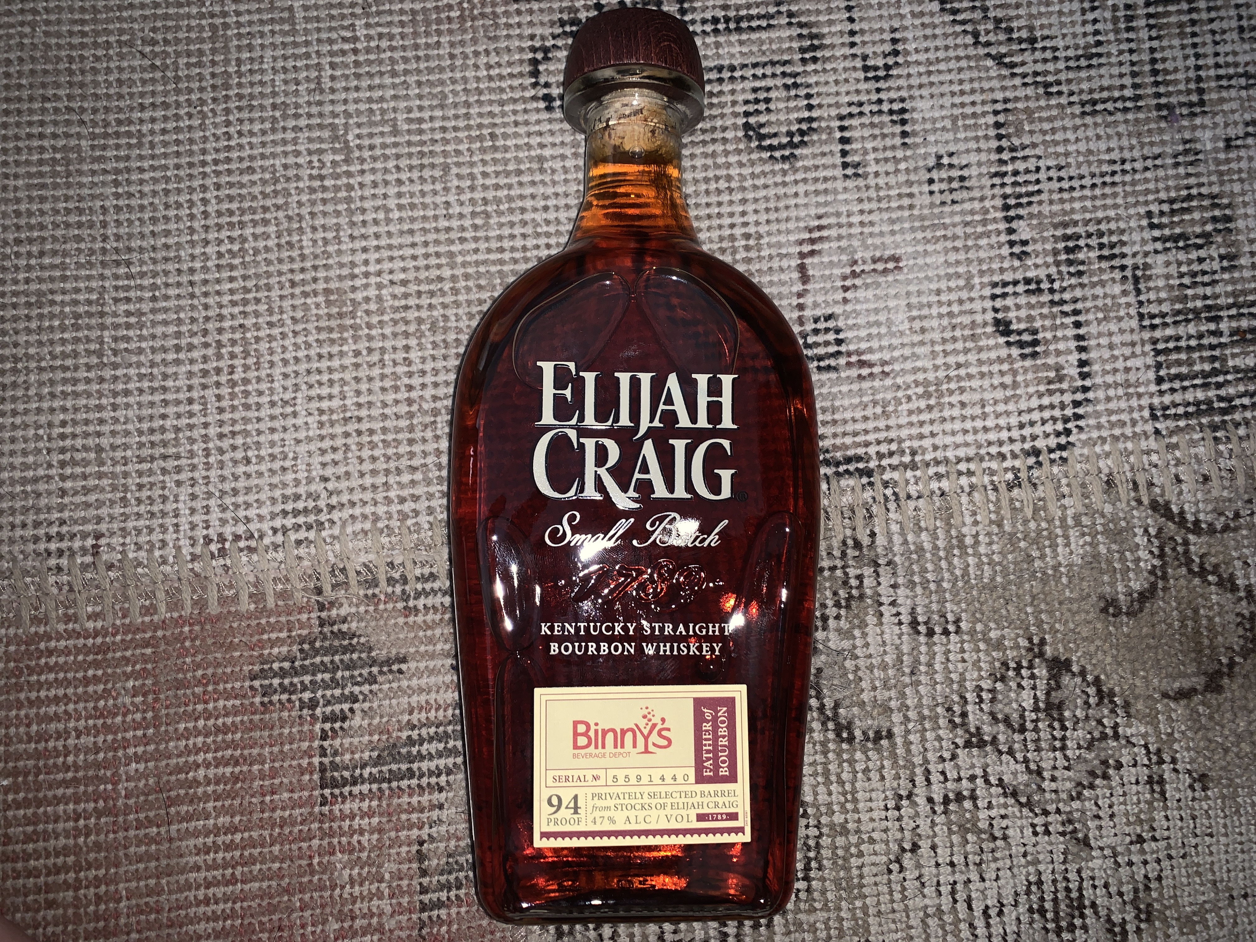 Elijah Craig Small Batch (Binny's Handpick)